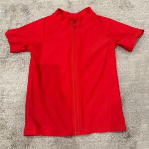 Swim zip rash guard 5T